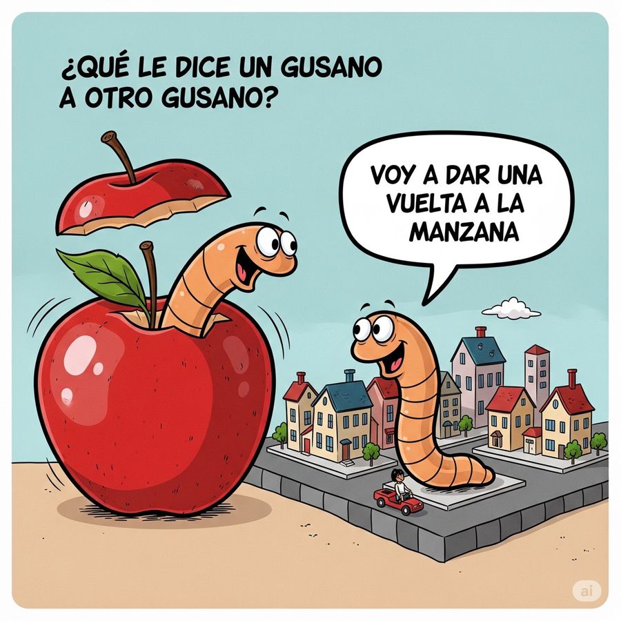 Chistes - Tarjeta Ilustrada