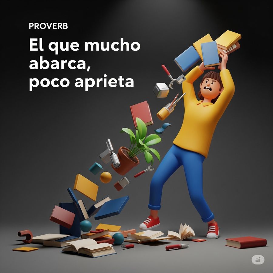 Dichos y Refranes - Tarjeta Ilustrada