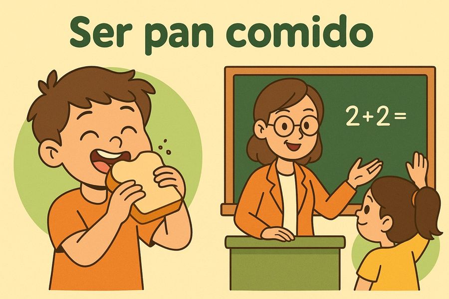 Modismos y Locuciones - Tarjeta Ilustrada