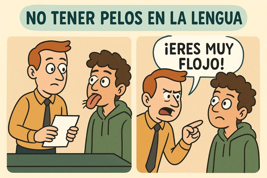 Modismos y Locuciones - Tarjeta Ilustrada